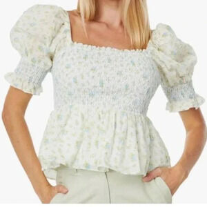 NWT English Factory Floral Smocked Top - Size 3X